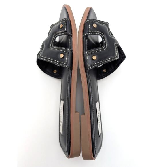 Steven New York Harlien Slide Sandal Open Toe Women's Black Size US6M EU36.5 - Picture 9 of 11